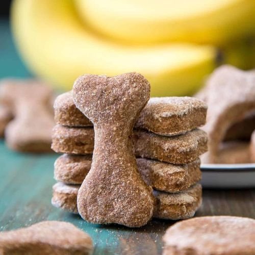 Peanut Butter Banana Dog Treats